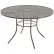 Global Industrial⢠48" Round Outdoor Café Table, Steel Mesh, Bronze