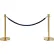 Global Industrial™ Blue Velour Rope 59" With Ends For Portable Gold Post