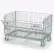 Nashville Folding Wire Mesh Container, 32"L x 20"W x 21"H, 1000 lb. Capacity, Gray