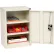 Global Industrial™ Wall Mount Storage Cabinet, 18"W x 12"D x 26"H, Assembled, White