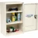 Global Industrial™ Wall Mount Storage Cabinet, 19-7/8"W x 14-1/4"D x 32-3/4"H, Assembled, White