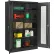 Global Industrial™ Storage Cabinet, Expanded Metal Door, 48"W x 24"D x 78"H, Unassembled, Black
