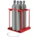 Global Industrial⢠Forkliftable Cylinder storage Caddy, Stationary For 6 Cylinders