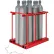 Global Industrial™ Forkliftable Cylinder storage Caddy, Stationary For 8 Cylinders