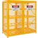Global Industrial™ Cylinder Storage Cabinet DBL Door Horizontal, 60"Wx30"Dx65"H,16 Cylinder Cap