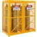 Global Industrial™ Cylinder Storage Cabinet DBL Door Vertical, 60"Wx30"Dx65"H, 18 Cylinder Cap
