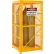 Global Industrial™ Cylinder Storage Cabinet Manual Close Door, 31"Wx30"Dx65"H, 9 Cylinder Cap
