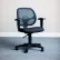 Interion® Office Chair With Mid Back & Adjustable Arms, Black, Black