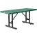 Global Industrial™ 6' Rectangular Steel Outdoor Table, Expanded Metal, Green