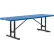 Global Industrial™ 8' Rectangular Steel Outdoor Table, Expanded Metal, Blue