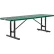 Global Industrial⢠8' Rectangular Steel Outdoor Table, Expanded Metal, Green