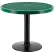 Global Industrial™ 36" Round Outdoor Café Table, 29"H, Expanded Metal, Green