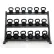 Power Systems Granite Series Horizontal Kettlebell Rack, 3-Tier, Black
