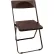 InterionĀ® Plastic Flat Folding Chair, Black, 4/PK