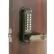 Lockey Digital Door Lock 2835 Lever Handle, Antique Brass