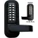 Lockey Digital Door Lock 2835 Lever Handle with Double Combination, Jet Black