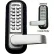 Lockey Digital Door Lock 2835 Lever Handle with Double Combination, Satin Nickel