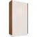 Optional Side Panel for Global Industrial™ Wood Lockers, Cherry