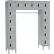 Global Industrial™ 16 Person Digital Locker, 69"W x 18"D x 78"H, Gray, Assembled