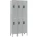Global Industrial™ 2-Tier 6 Door Digital Locker, 36"W x 18"D x 78"H, Gray, Assembled