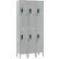 Global Industrial™ 2-Tier 6 Door Digital Locker, 36"W x 15"D x 78"H, Gray, Assembled