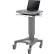 Global Industrial™ Powered Mobile Adjustable Height Laptop Cart, 2 Swappable LiFePO4 Batteries