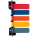 Omnimed® 291835 5-Flag Room ID System, 4"L Aluminum Flags, 1/PK