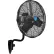 Continental Dynamics® 24" Premium Wall Mount Fan, TEAO Motor, 2 Speed, 9,400 CFM, 120V, 1/2 HP