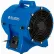 Global Industrial™ 8" Confined Space Blower Fan, Rotomold Plastic, 1 Speed, 1000 CFM, 1/3 HP