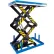 Global Industrial™ Power Double Scissor Lift Table, 51" x 33", 4400 Lb. Cap, 70" Raised Height