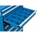 Divider Kit for 5"H Drawer of Global Industrial™ Modular Drawer Cabinet 36"W x 24"D, Blue