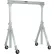 Global Industrial ⢠Adjustable Height Aluminum Gantry Crane, 10'W x 7'8"-10'2"H, 2000 Lb. Cap.