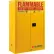 Global Industrial⢠Flammable Cabinet, Manual Close Double Door, 45 Gallon, 43"Wx18"Dx65"H