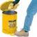 Justrite 14 Gallon Oily Waste Can, Yellow - 09501