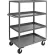 Jamco Shelf Truck w/4 Shelves, 3000 lb. Capacity, 60"L x 30"W x 60"H, Gray