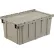 Global Industrial™ Attached Lid Shipping & Storage Container, 27-3/16"x16-5/8"x12-1/2", Gray