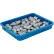 Global Industrial™ Plastic Dividable Grid Container, 22-1/2"L x 17-1/2"W x 3"H, Blue - Pkg Qty 6