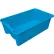 MFG Tray Molded Fiberglass Nest & Stack Tote, 24-1/4"L x 14-3/4"W x 8"H, Blue - Pkg Qty 10
