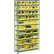Global Industrial™ Steel Open Shelving - 28 YL 8-1/4x10-3/4x7 Stacking Bins 8 Shelves 36x12x73
