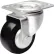 Colson® Low-Profile Swivel Plate Caster 3" Polyolefin Wheel 210 Lb. Capacity