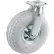 Global Industrial™ Swivel Plate Caster 10" Full Pneumatic Wheel 330 Lb. Capacity