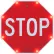 Tapco Indoor Flashing LED Sign, 24"W x 24"H, White/Red