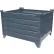 Global Industrial Stackable Steel Container, 35"L x 30"W x 24"H, 4000 lb. Capacity, Gray