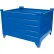 Global Industrial Stackable Steel Container, 42"L x 35"W x 24"H, 4000 lb. Capacity, Blue