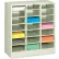 Tennsco Literature Organizer Cabinet 4075-PUTTY - 21 Opening Letter Size - Putty