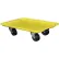 Molded Fiberglass Toteline Dolly 780438 for 20-1/2" x 12-7/8" x 8" Tote, Yellow