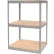 Global Industrial™ Record Storage Rack Without Boxes 42"W x 30"D x 60"H - Gray