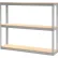 Global Industrial™ Record Storage Rack Without Boxes 72"W x 15"D x 60"H - Gray