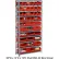 Global Industrial™ Steel Open Shelving with 18 Red Plastic Stacking Bins 10 Shelves - 36x18x73