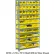 Global Industrial™ Steel Open Shelving - 28 Yellow Plastic Stacking Bins 10 Shelves - 36x18x73